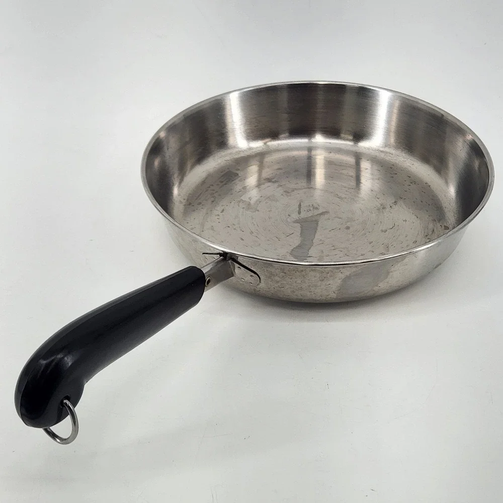 Revere Ware 2059 9.5 Inch 23cm Stainless Steel Skillet Fry Pan Korea d 89 A